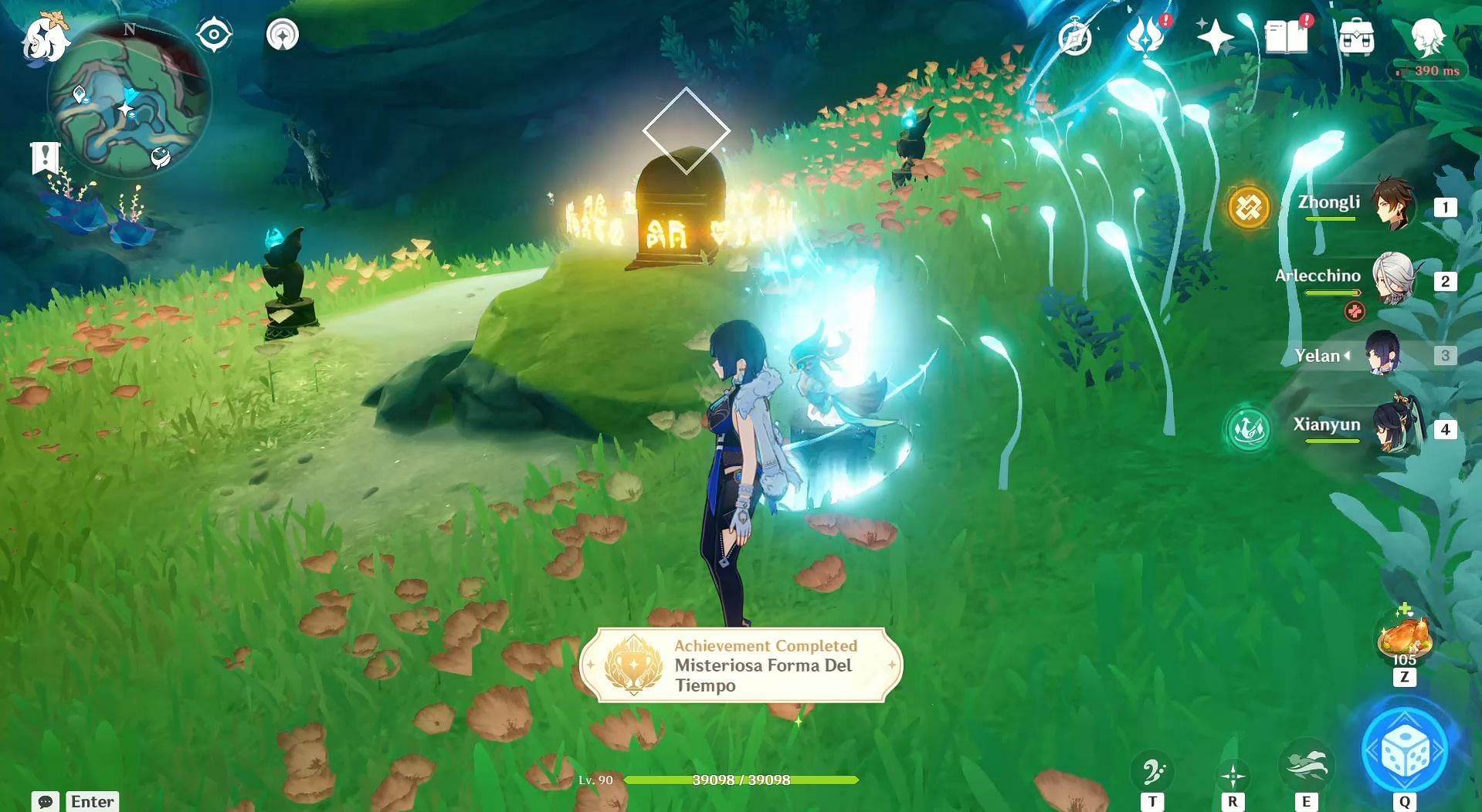 Misteriosa Forma Del Tiempo achievement (Image via HoYoverse)